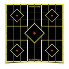 BIRCHWOODCASEY Shoot-N-C瞄準點射箭用品 20.3cm, 5入, 黃色+黑色