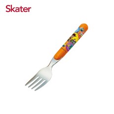 Skater 日本製 玩具總動員兒童湯匙叉子組 (日本餐具 幼兒學習), 橙色, 1個, 湯匙