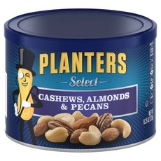 Planters 罐裝綜合腰果杏仁山核桃, 1個, 233克