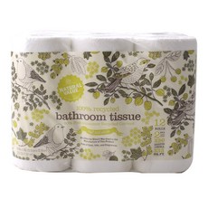 NATURAL VALUE 捲筒衛生紙 10.16*10.16cm, 1個, 12件