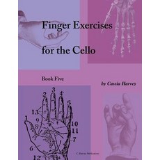 (英文圖書) Finger Exercises for the Cello Book Five 平裝版, C. Harvey Publications, 英文
