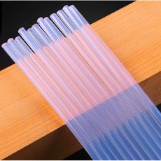 木頭仁 熱熔膠槍 手工製作膠槍 超黏家用電熱溶棒膠水條 小號熱融膠棒7-11mm, 熱融膠條280mmx7mm（30條）