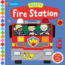 (英文圖書)Busy Fire Station Board Books, Campbell Books, 英文, 硬頁書