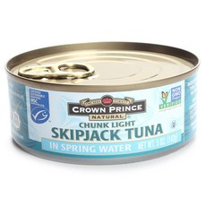 CROWN PRINCE 皇冠牌 水煮鮪魚罐頭, 1罐, 142g