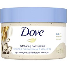 Dove 多芬 身體去角質磨砂膏 夏威夷果&米奶, 1罐, 298g