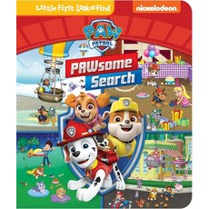 (英文圖書)Nickelodeon Paw Patrol: Pawsome Search Little First Look and Find Board Books, Pi Kids, 英文, 硬頁書