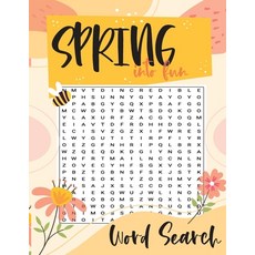 (英文圖書) Spring Into Fun Word Search: A Spring Themed Word Find Puzzle Book Large Print Easter Puzzle... 平裝版, Independently Published, 英文