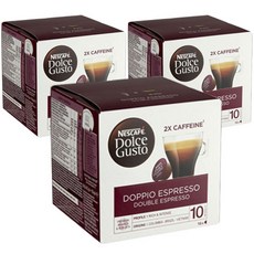 NESCAFE 雀巢咖啡 Dolce Gusto 多趣酷思 多趣酷思Doppio雙倍濃縮咖啡膠囊, 4個, 16入