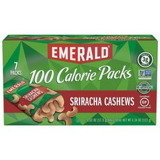 Emerald 100卡包裝袋是拉差腰果, 7入, 17.5克