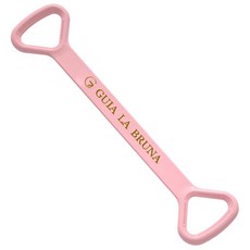 GUIA LA BRUNA 多功能八字彈力帶拉力繩 (健身彈力繩 / 瑜珈繩伸展帶 / 輕健身輔 / 阻力帶 / 居家減肥瑜伽), 淡粉, 1個