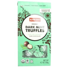ALTER ECO 薄荷松露黑巧克力, 1袋, 120g