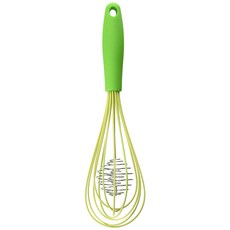 快速矽膠打蛋器, 1個, 綠