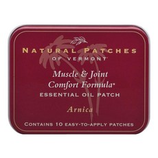 NaturalPatchesOfVermont 精油身體貼片, 10片, 1入, 山金車