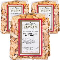 BERGIN Fruit and Nut Company 什錦米果, 3包, 227g