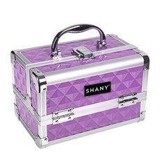 SHANY 迷你鏡面化妝箱, 1個, 紫色的