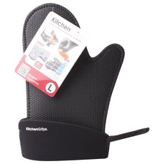 KitchenGrips 廚師肉類烤箱手套 L, 1個, 黑色的