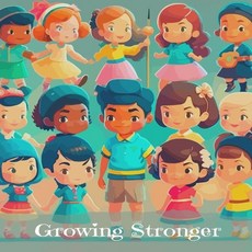 (英文圖書) Growing Stronger: A children's book for personal growth and selfcare 平裝版, Independently Published, 英文