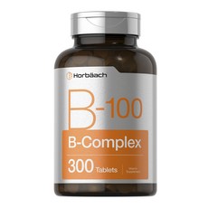Horbaach B-100綜合維他命B群錠, 1罐, 300顆