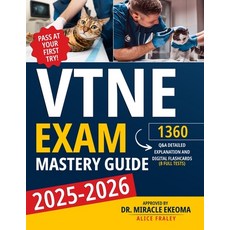 (英文圖書) VTNE Exam Mastery Guide: Pass at Your First Try! 1360 Q&A with Detailed Explana... 平裝版, Independently Published, 英文