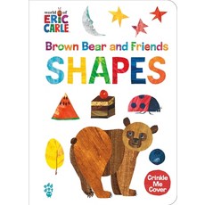 (英文圖書)Brown Bear and Friends Shapes (World of Eric Carle) Board Books, Odd Dot, 英文, 硬頁書