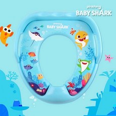 鯊魚寶寶Babyshark 兒童馬桶輔助座墊 (有扶手款), 詳見包裝