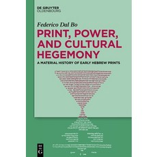 (英文圖書) Print Power and Cultural Hegemony: A Material History of Early Hebrew Prints 精裝版, Walter de Gruyter, 英文