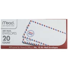 Mead 航空郵件inbel繩索第10郵件返回, 20件, 混色