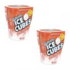 ICE BREAKERS 冰塊無糖口香糖酷橙, 80顆