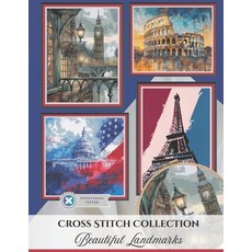 (英文圖書) Beautiful Landmarks: Cross Stitch Collection 平裝版, Independently Published, 英文