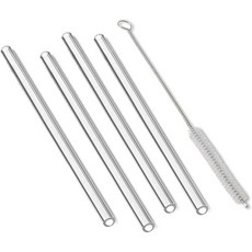 OUTSET 重複使用直式吸管+吸管清潔刷組, 1個, 4件