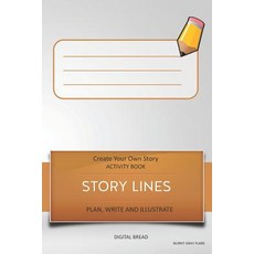 (英文圖書)Story Lines - Create Your Own Story Activity Book Plan Write and Illustrate: Un... 平裝版, Independently Published, 英文