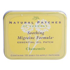 NATURAL PATCHES OF VERMONT Soothing Migraine Formula舒緩精油貼片 洋甘菊香, 10片