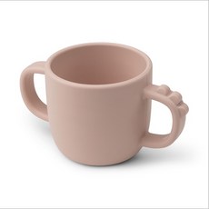 丹麥Done by deer 矽膠餐杯立體Croco，寶寶學習杯，安全矽膠材質，三色可選, 粉色