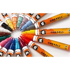 德國 MOLOTOW 魔樂塗 ONE4ALL 水性壓克力麥克筆 2mm 單色 模型塗裝專用