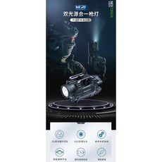 NEXTORCH 納麗德 WL21R 雙光源合一槍燈 紅/綠/IR激光 650流明, 黑色, 1個