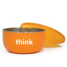 thinkbaby 麥片碗幼兒餐具 300ml, 1個, 橘子