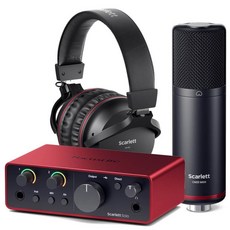Focusrite Scarlett 2i2 Studio 錄音套組 (第四代), Scarlett 2i2 Studio（第四代）