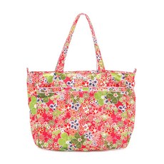 Ju Ju Be 印花拉鍊式托特包, Perky Perennials