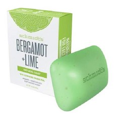 Schmidt's Naturals 香皂 佛手柑+青檸, 142g, 1個
