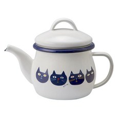 plune. 日本產琺瑯茶壺附濾網, 1個, 540ml, 咪咪科科莫莫
