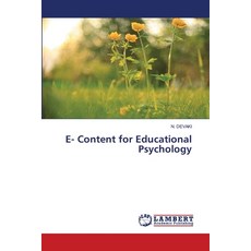 (英文圖書) E- Content for Educational Psychology 平裝版, LAP Lambert Academic Publis..., 英文