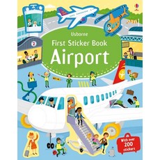 (英文圖書)First Sticker Book Airport 平裝版, Usborne Books, 英文