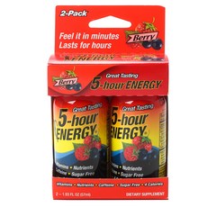 5-hour ENERGY 能量補充飲 莓果口味, 2件, 57ml