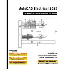(英文圖書) AutoCAD Electrical 2025 for Electrical Control Designers 16th Edition 平裝版, Cadcim Technologies, 英文
