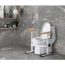 一太e衛浴 馬桶安全扶手 無障礙輔具 免釘牆 活動式扶手 ET-AD-A0003W, 白, 1個