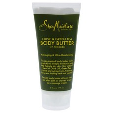 Shea Moisture 橄欖與綠茶身體乳, 1個, 177ml