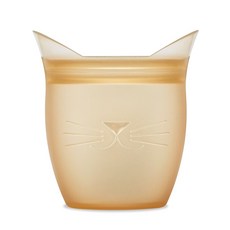 ZIPTOP 白金矽膠袋動物造型袋 118ml, 貓, 1個