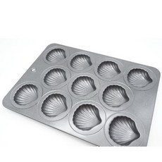 三能 SN9046 11連貝殼模(800系列不沾) - 貝殼瑪德蓮烘焙模具