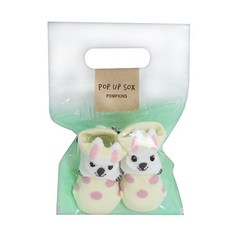 POMPKINS 日本製新生兒小兔造型鞋襪，寶寶襪，可愛造型襪，彌月禮盒推薦