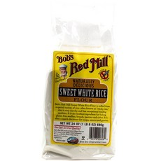 Bob's Red Mill 甜白米地板, 1個, 680克